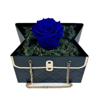 Flower Bag Blue Forever Rose Yoursforever With Passion