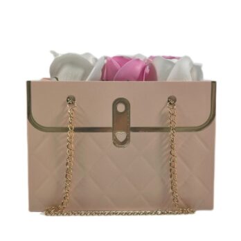 Flower Bag White&Pink Roses Yoursforever With Passion