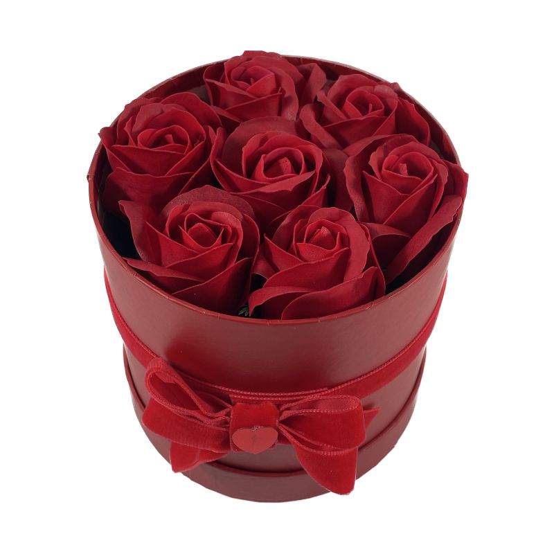 Flower_Box_Cylinder_Red_Art_Flowers_Medium_1